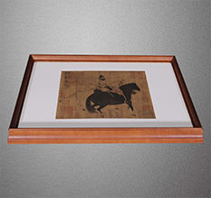 宁陕书画装裱配框服务案例